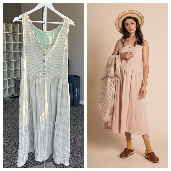 Olli Ella Dresses & Skirts - WARES by Ollie Ella Organic Cotton Midi Dress